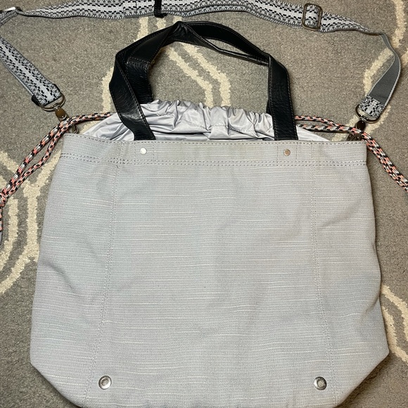 Lululemon Drawstring Top Canvas Shoulder Tote Bag - Picture 1 of 12